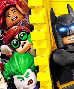 Animation The Lego Batman Movie paint by numbers