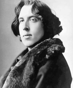 Black And White Oscar Wilde paint by numbers
