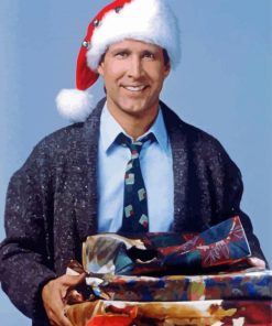 Chevy Chase Christmas paint by numbers