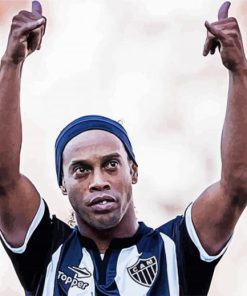 Football Legend Player Ronaldinho paint by numbers