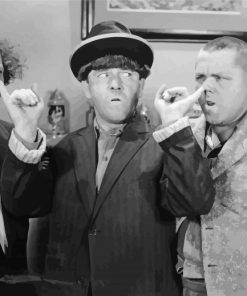 Funny Three Stooges paint by numbers