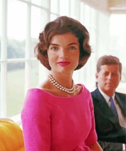 Gorgeous Jacqueline Kennedy Onassis paint by numbers