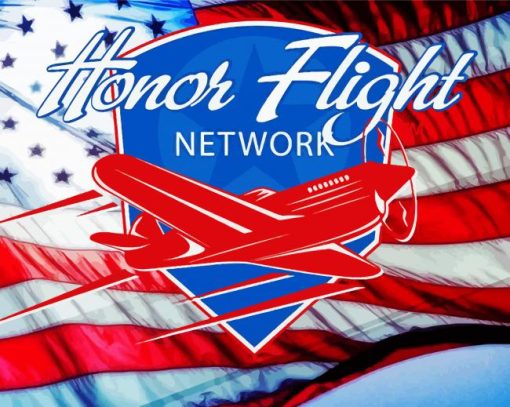 Honor Flight Logo paint by numbers