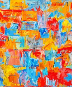 Jasper Johns paint by numbers