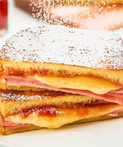 Monte Cristo Sandwich paint by numbers