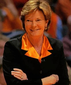 Pat Summitt paint by numbers