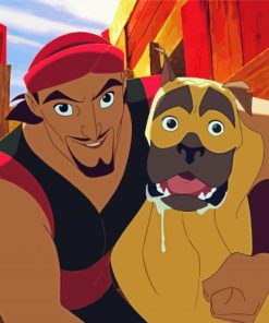 Sinbad And Spike paint by numbers