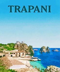 Trapani Poster paint by numbers