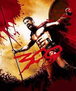 300 Movie Poster Paint By Numbers