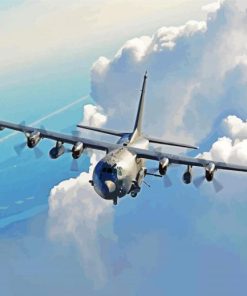 Ac 130 Airplane Paint By Numbers