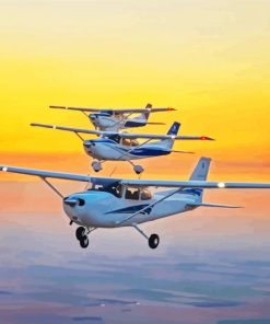 Cessna Planes Paint By Numbers