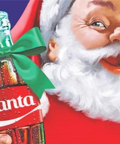 Coca Cola Santa Art Paint By Numbers