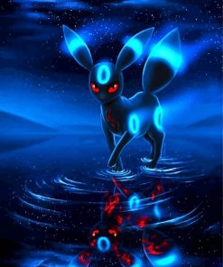 Galaxy Umbreon Anime Paint By Numbers
