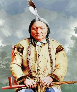 Leader Sitting Bull Paint By Numbers