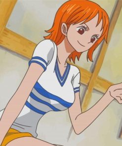 Nami One Piece Anime Paint By Numbers