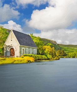 St Finbarr's Irish Oratory Landscape Paint By Numbers