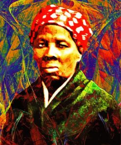 Abstract Harriet Tubman Paint By Numbers