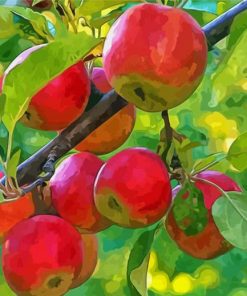 Aesthetic Apple Tree Art Paint By Numbers