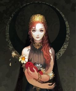Persephone Goddess Paint By Numbers