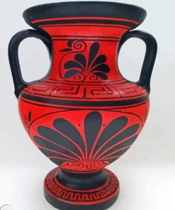Red Ancient Roman Pottery Paint By Numbers