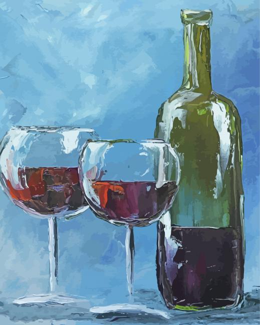 Red Wine Paint By Numbers