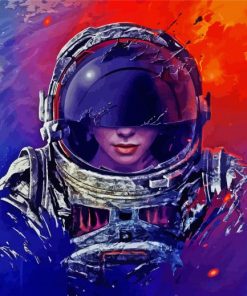 Space Universe Girl Paint By Numbers