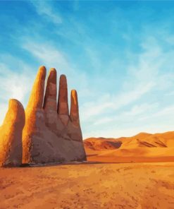 Atacama Desert Hand Statue Paint By Numbers