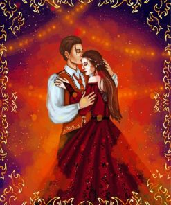 Caraval Couple Characters Paint By Numbers