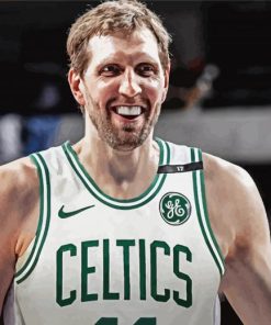 Celtics Dirk Nowitzki Paint By Numbers