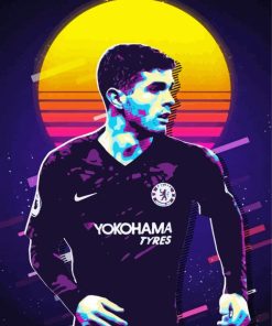 Christian Pulisic Soccer Player Paint By Numbers