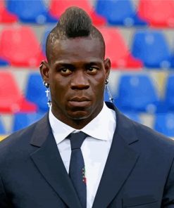 Italian Football Player Mario Balotelli Paint By Numbers