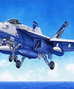 McDonnell Douglas FA 18 Hornet Art Paint By Numbers