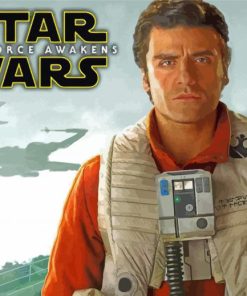 Poe Dameron Star Wars Character Paint By Numbers