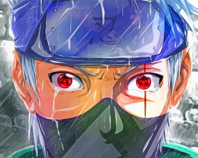 Kakashi Hatake Naruto NEW Paint By Numbers - Paint By Numbers