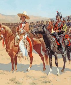 The Mexican Major By Frederic Remington Paint By Numbers