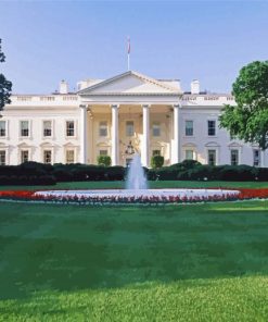 The White House Building Paint By Numbers