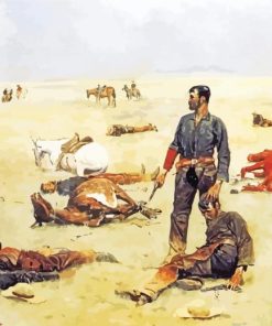 What An Unbranded Cow Has Cost By Frederic Remington Paint By Numbers