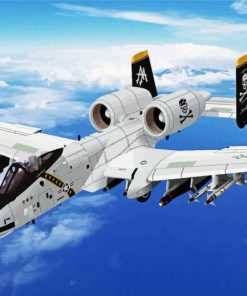 Aesthetic A10 Aircraft Paint By Numbers