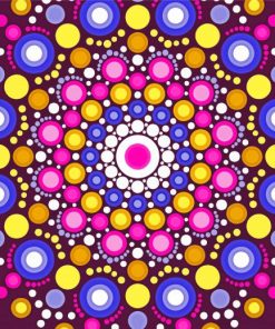 Aesthetic Abstract Mandala Paint By Numbers
