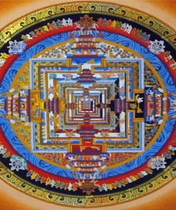 Kalachakra Traditional Mandala Paint By Numbers
