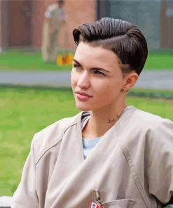 Ruby Rose In Orange Is The New Black Movie Paint By Numbers
