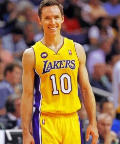 Steve Nash Lakers Player Paint By Numbers