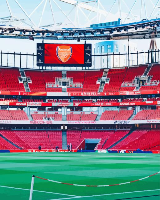 Emirates Stadium Paint By Numbers