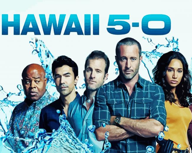 Hawaii 5 0 Illustration Paint By Numbers