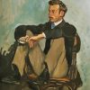 Portrait Of Renoir By Frederic Bazille Paint By Numbers