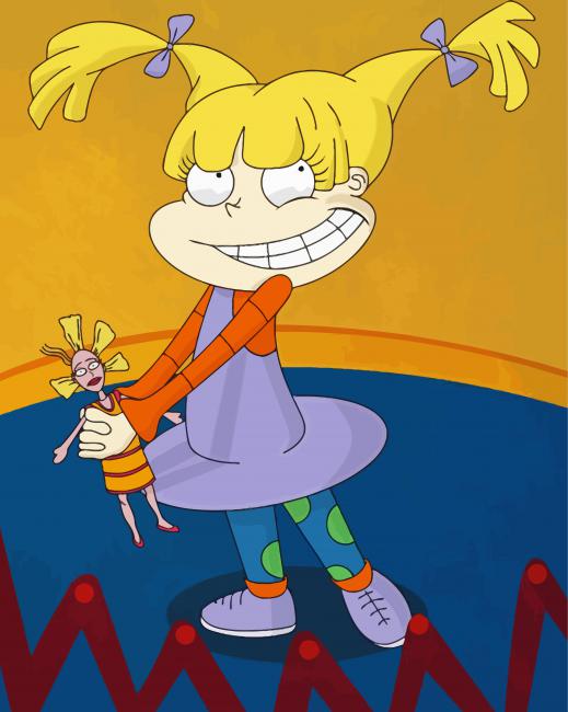 Rugrats Angelica Art Paint By Numbers