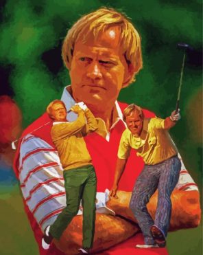 The Golfer Jack Nicklaus Paint By Numbers