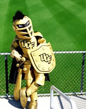 Ucf knights Mascot Paint By Numbers