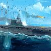 USS Lexington The Blue Ghost Paint By Numbers