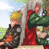 Aesthetic Jiraya And Naruto Paint By Numbers